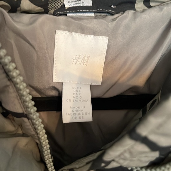 H&M men’s puffer coat large - Picture 4 of 13